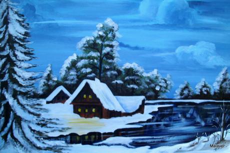 ---Winter Landschaft - Maria Abt - Array auf Array - Array - Array