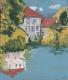 Berner SchloÃ -  borgia - Acryl auf Leinwand - Sonstiges-See-Himmel - 