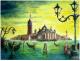 Sommerabend in Venedig Acryl 60 x 80cm - Benjamin Albrecht - Acryl auf Leinwand - Sonstiges - 