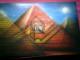 pyramiden szene -  tompaint - Airbrush auf Karton - Sonstiges - 