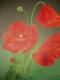 Mohn mit Wassertropfen -  Lena Wanner - Acryl auf Leinwand - Sonstiges-Mohn - 