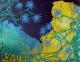 die blaue Blume - Kristina Kinder - Acryl auf Leinwand - Sonstiges-Blumen - 