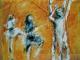 Celebration in Gold -  Gabriele Woelke - Mischtechnik-Acryl auf Leinwand - Sonstiges - 