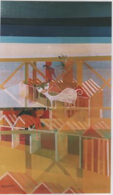 Kurhaus mit Katzen - Juan Carlos Spagnolo - Array auf Array - Array - Array