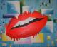 lips - Tarantino Noemi - Acryl auf Leinwand -  - Abstrakt