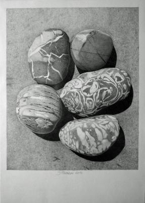 Five Pebbles - Dietrich Moravec - Array auf  - Array - 