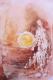 Sonnenanbeter - Burre Carmen - Aquarell auf Leinwand - Mystik-Sonnenuntergang - Figuration