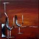 Winetime - Paul Rothe - Acryl auf Leinwand - Stillleben - Abstrakt