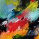 Summer l - Agnes Lang - Acryl auf Leinwand - Fantastisch - Abstrakt-ActionPainting