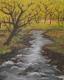 Im Herbst - Valerie Bartolomae - Acryl auf Leinwand - FluÃ - 