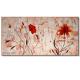 Mohn & Lilie - Klaudia Warwel - Acryl auf Leinwand - Blumen-Stillleben - Abstrakt