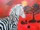 African Beauty - Carina Ramlow - Acryl auf Leinwand - Wildtiere-WÃ¼ste-GefÃ¼hle-Morgen-Sonnenuntergang - Naturalismus