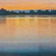 Abend Untersee II - Arthur Wyss - Acryl auf  - See-Abend - 