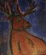 deer - Inken Stampa - Mischtechnik auf Leinwand - Wildtiere - 