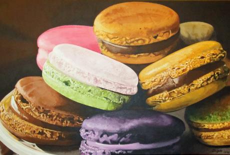 Macaron - dunjate Kunst in Acryl - Array auf Array -  - Array