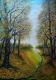 ---Herbst - Elisabeth Willner - Acryl auf Leinwand - Wald-Wiese - Naturalismus