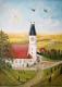 ---Kirche auf dem Land - Elisabeth Willner - Ãl auf Leinwand - Religion - Naturalismus