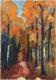 Herbstwald bei WutÃ¶schingen - Josef Heinzler - Thomas Knab - Ãl auf Leinwand - Reisen-BÃ¤ume-Wald-Herbst - Impressionismus