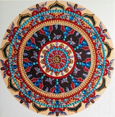 Mandala mit Steinchen - Ljudmila Schulz - Array auf  - Array - 