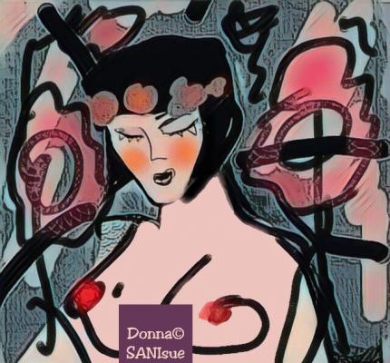 Neues Kunstwerk - Donna Sani Sue - auf - - Neues Kunstwerk - Donna Sani Sue - auf - -