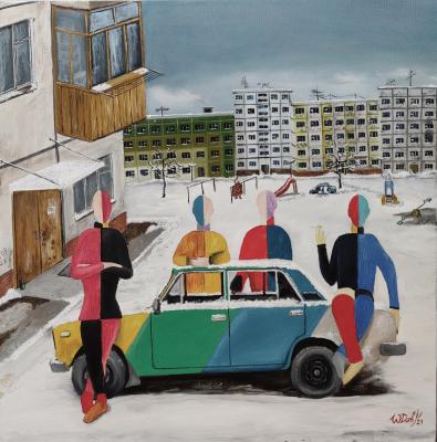 Farbmenschen, USSR - Wassilij Dahmer - Array auf Array - Array - Array